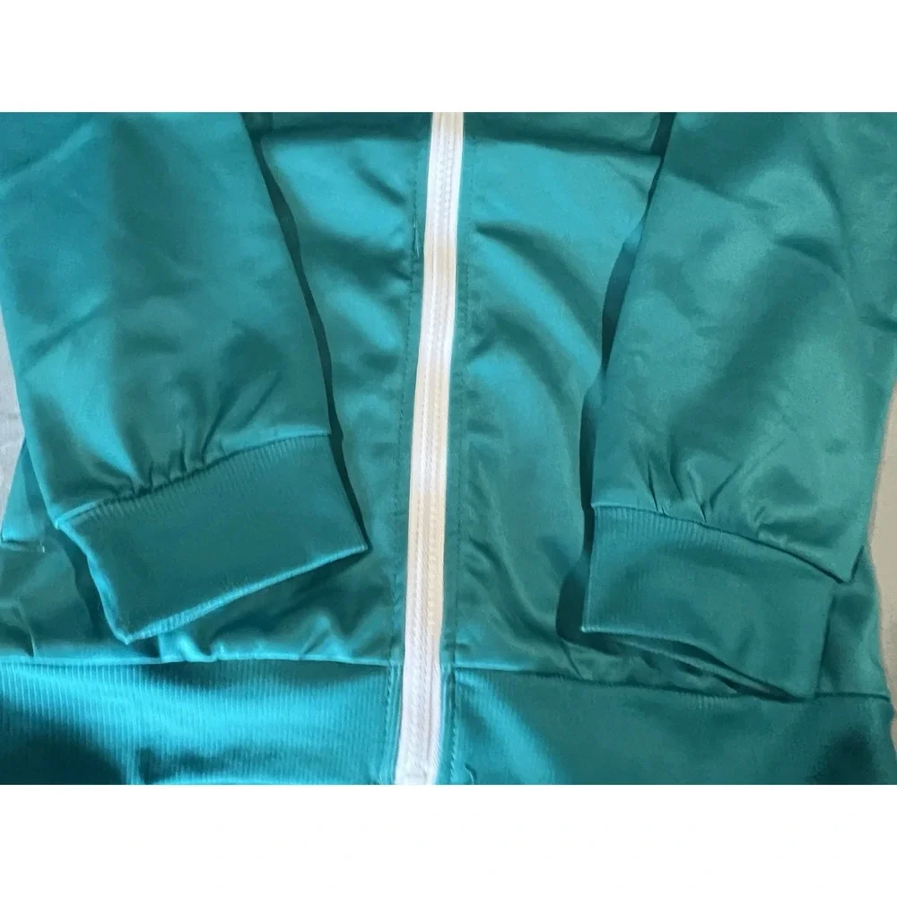 X 222 Children's Jacket Teal Zip‎ Up Size 130